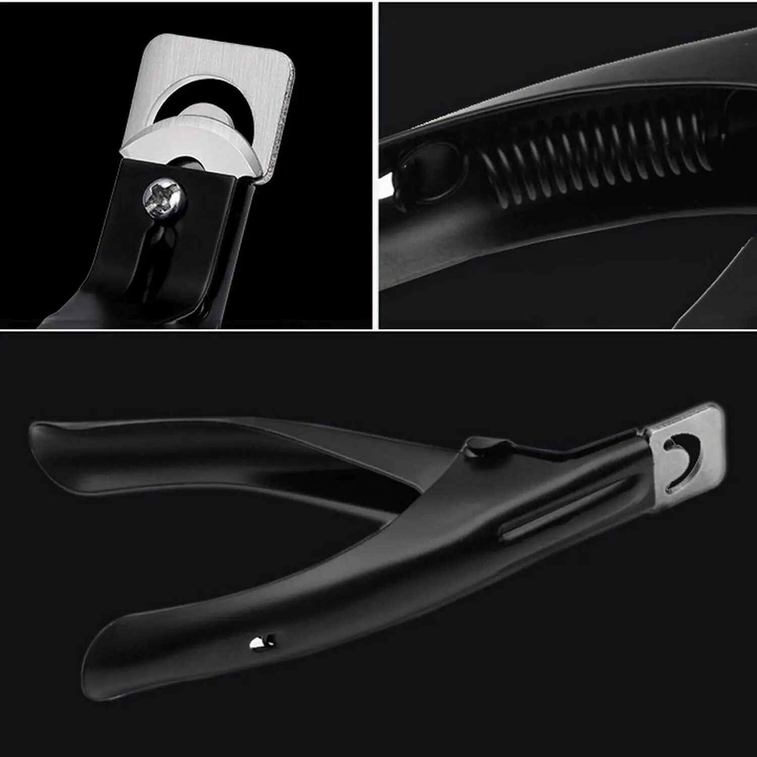 Профессиональные нержавеющие стальные ногтевые клипперы акриловые Типсы край резак триммер для искусства ухода за ногтями Маникюрный Инструмент