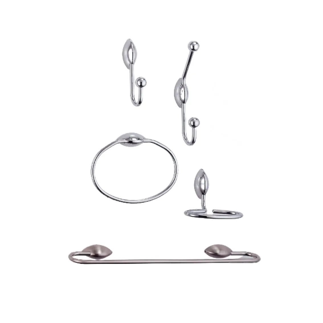 Bathroom towel rail single bar shower door towel holder