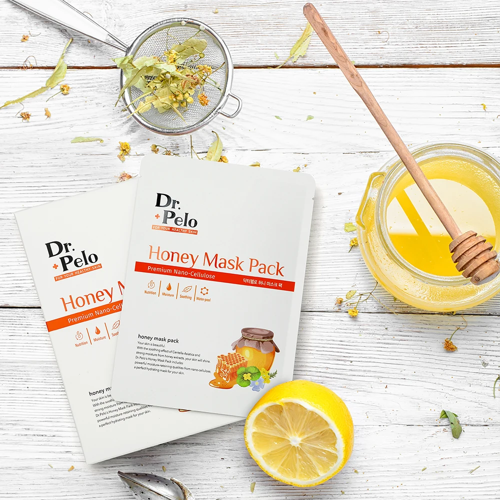 [Dr. Pelo] Korea Cosmetics Soothing Glycerin Facial mask pack moisturizing lightening hydrating skincare face sheet