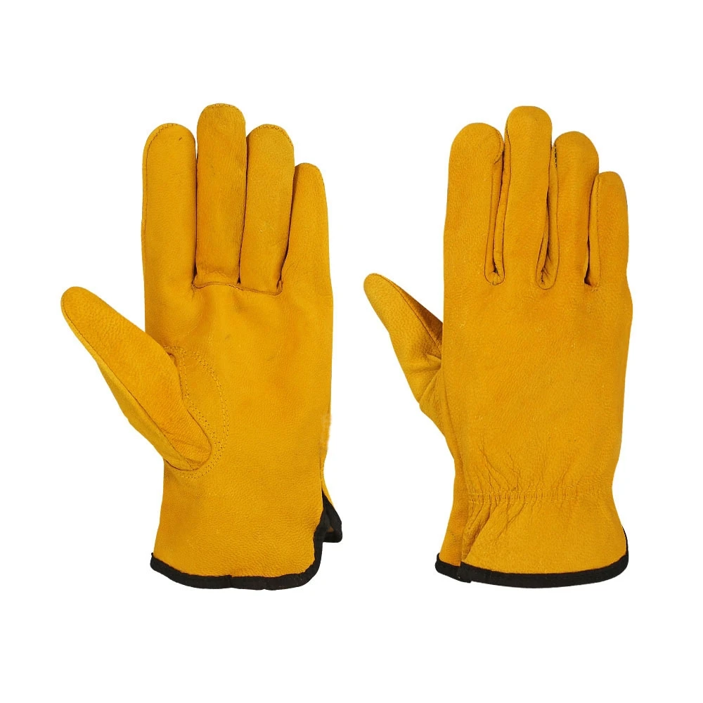 Latest Style Best Price Driver Gloves Soft Leather Car Driving Gloves Industrial Safety Gloves