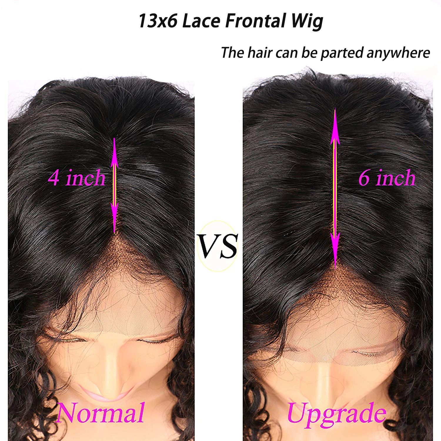 
Ombre T1B/30 13X6 Lace Front Human Hair Wigs Pre Plucked Brazilian Virgin Hair Natural Wave Wigs 150% Density 