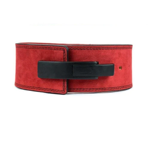 Custom Gym Belt Durable Comfortable Leather Weightlifting Belt Buckle  lever weightlifting belt