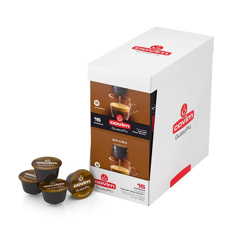 
Premium Quality Coffee Capsules Dolce Gusto Compatible Brioso 64 capsules Ready for export 