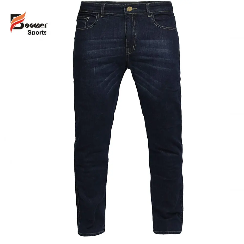 OEM дизайн для мужчин Rider байкерские синие джинсы велосипед Брюки Крест колена