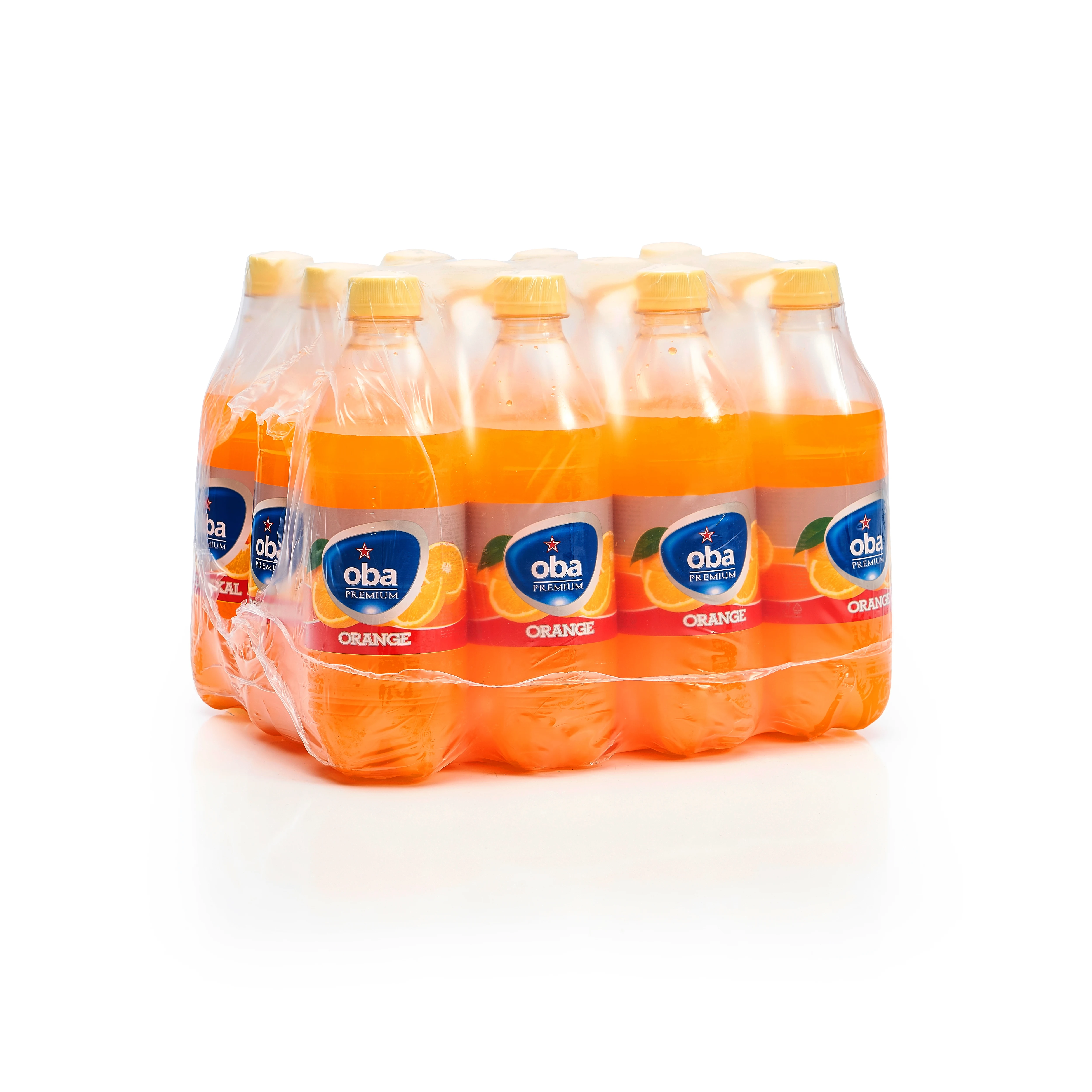 500 mL OBA PREMIUM Orange Flavored Carbonated Cold Halal Non Alcoholic Soft Drinks Sparkling Beverages