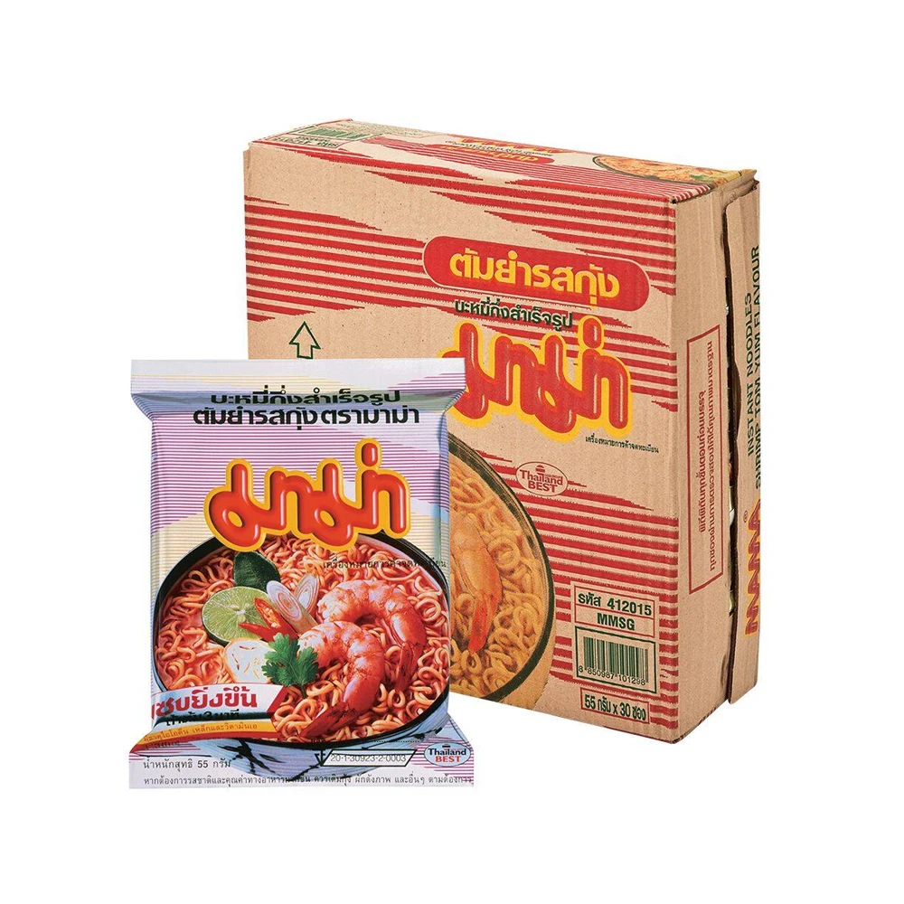 MAMA Shrimp Tom Yum Flavour Hot & Spicy Instant Noodles From Thailand