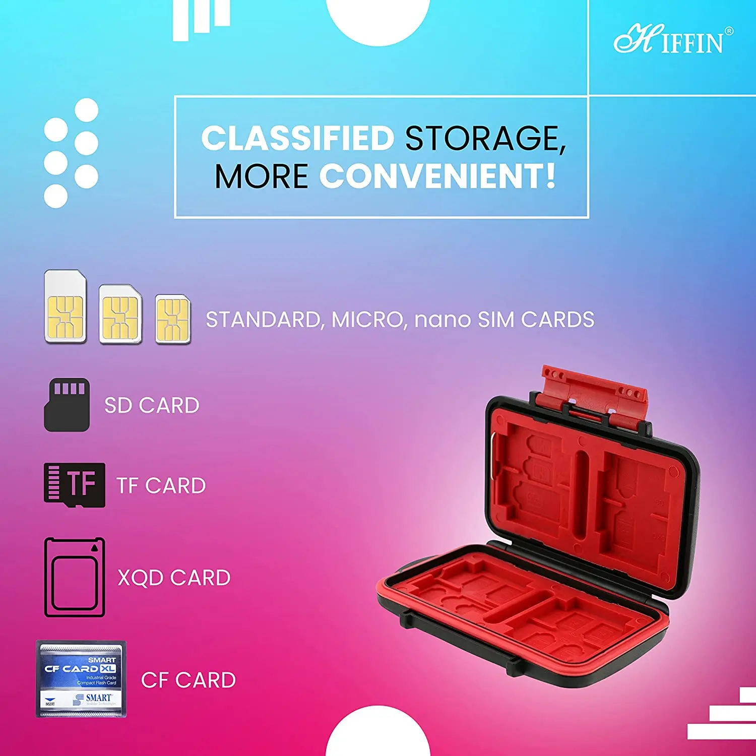 Highly Durable High Quality Water 24 in 1 Slot Card Case for Memory Card Storage from India for Export Sale