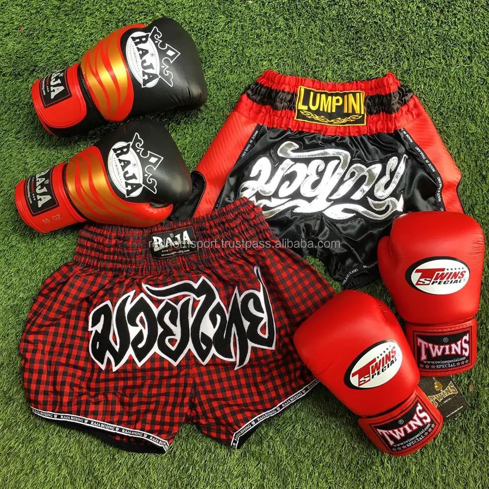 Боксерские перчатки от частного бренда, Боксерские перчатки для кикбоксинга в тайском стиле, перчатки с индивидуальным логотипом, боксерские шорты