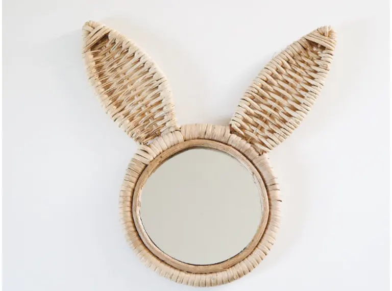  Новое поступление низкая стоимость ротанга настенное зеркало не были связаны с химическим обрамленное для детей