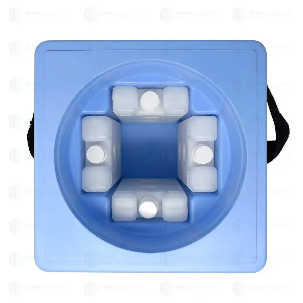 Premium large Capacity 1.40 ltr with 4 Ice packs ice Box vaccine carrier biomedical material ice box