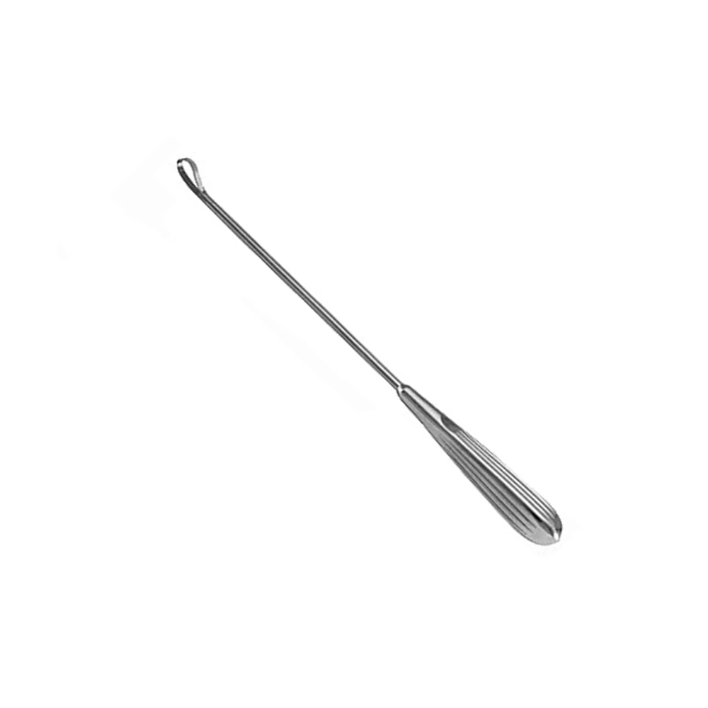 Высококачественные гинекологические инструменты для матки Томаса CURETTE BLUNT 10 мм шириной 28 см длиной