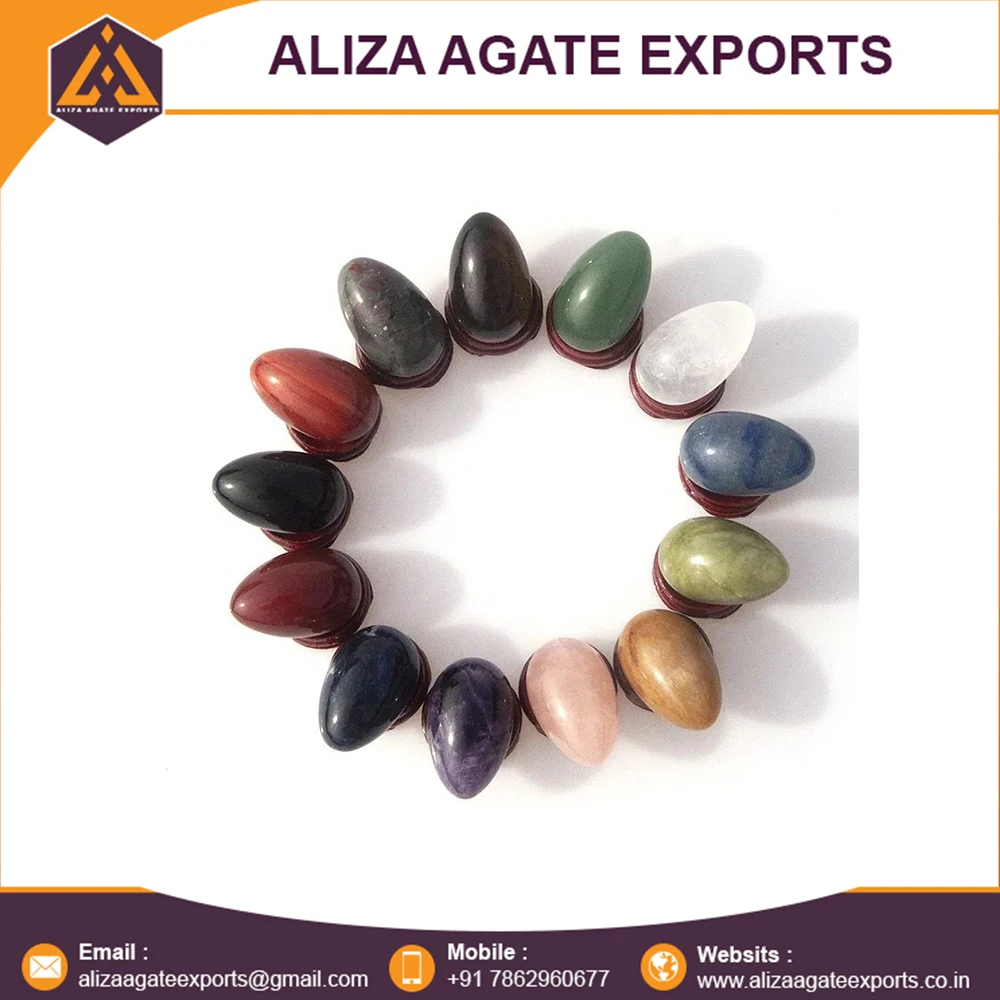 Hot sell cheap price Healing Rock Quartz Crystal Yoni Eggs Natural Jade Eggs for healing