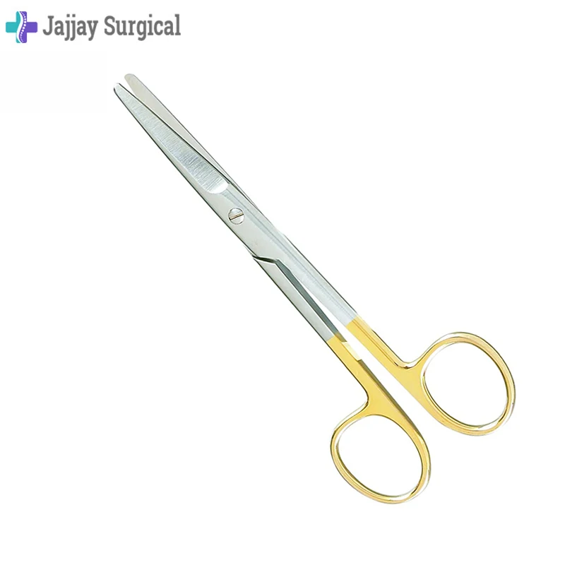 Хирургические инструменты Blunt Sharp золотистого и серебристого цвета операционные хирургические ножницы Mayo из нержавеющей стали