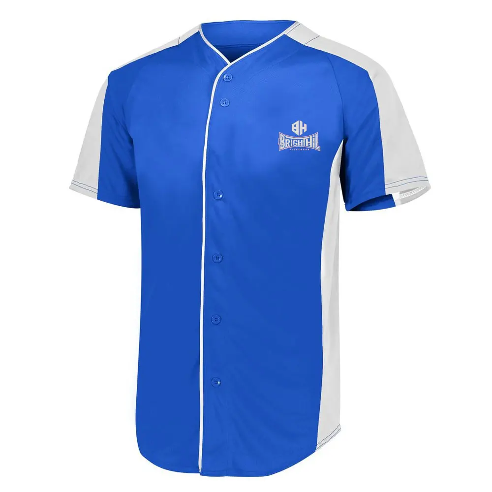 Top Quality OEM Service Baseball Full Button Jersey