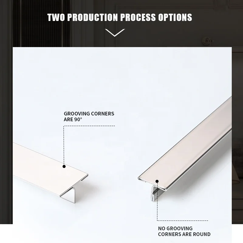 euo 6mm colorful titanium finish metal tile trimming stainless steel decorative profile metal wall strip