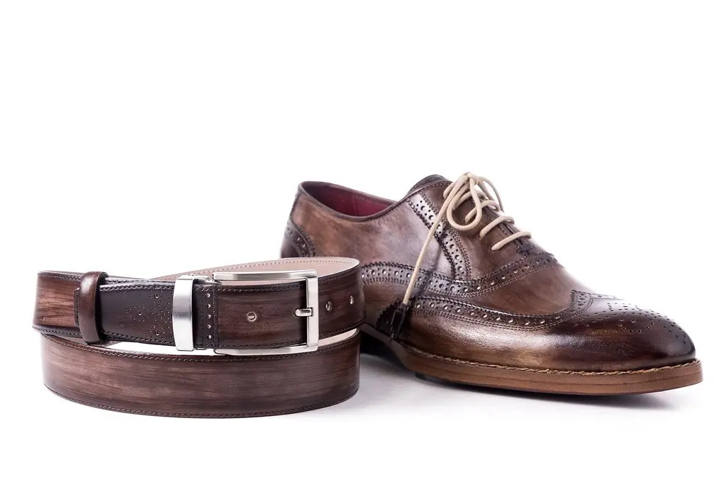 New Fashion Italian Handmade Leather Belt Genuine Leather GLVB0013 Galvaine Steel 150 TR