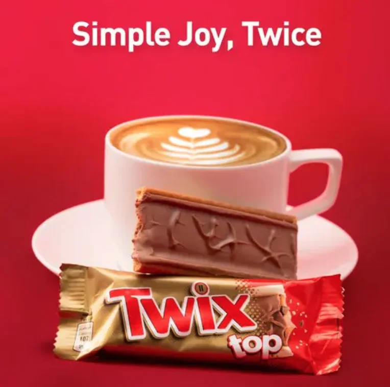 Twix Top Chocolate Bar 21g/Twix Miniatures Chocolate 150g/Twix Single 25gx40