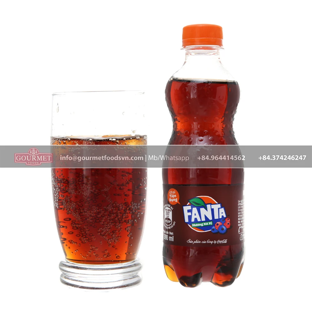 Fantaa Sarsi безалкогольный напиток 390 мл бутылка Смешанная со многими другими вкусами Fanta клубника виноградный апельсин личи