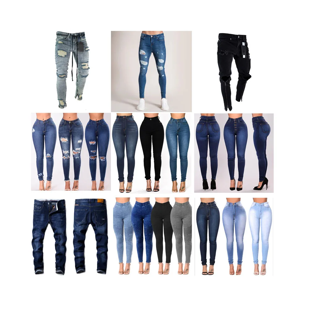 High Street Style Newly Arrived Hot Sale Jean Pant Straight Loose Oversized Embroidered Black 100%Cotton Denim Women Jean Pant