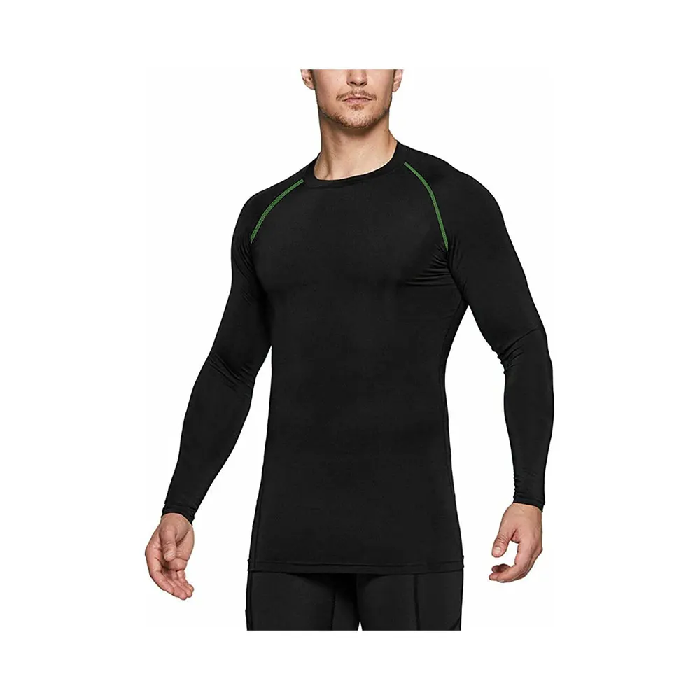Мужская компрессионная рубашка с длинным рукавом дышащая для плавания