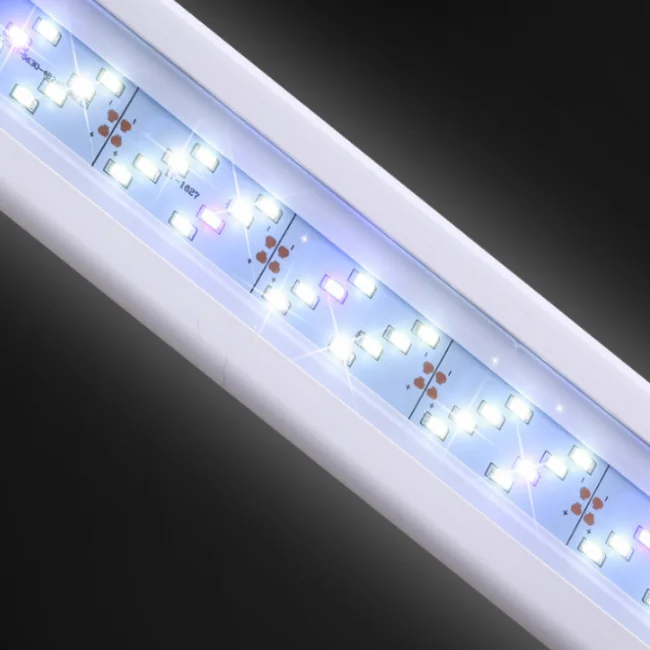 Aquarium Four row LED light fish tank stand aquatic landscaping blue white changeable light super bright light