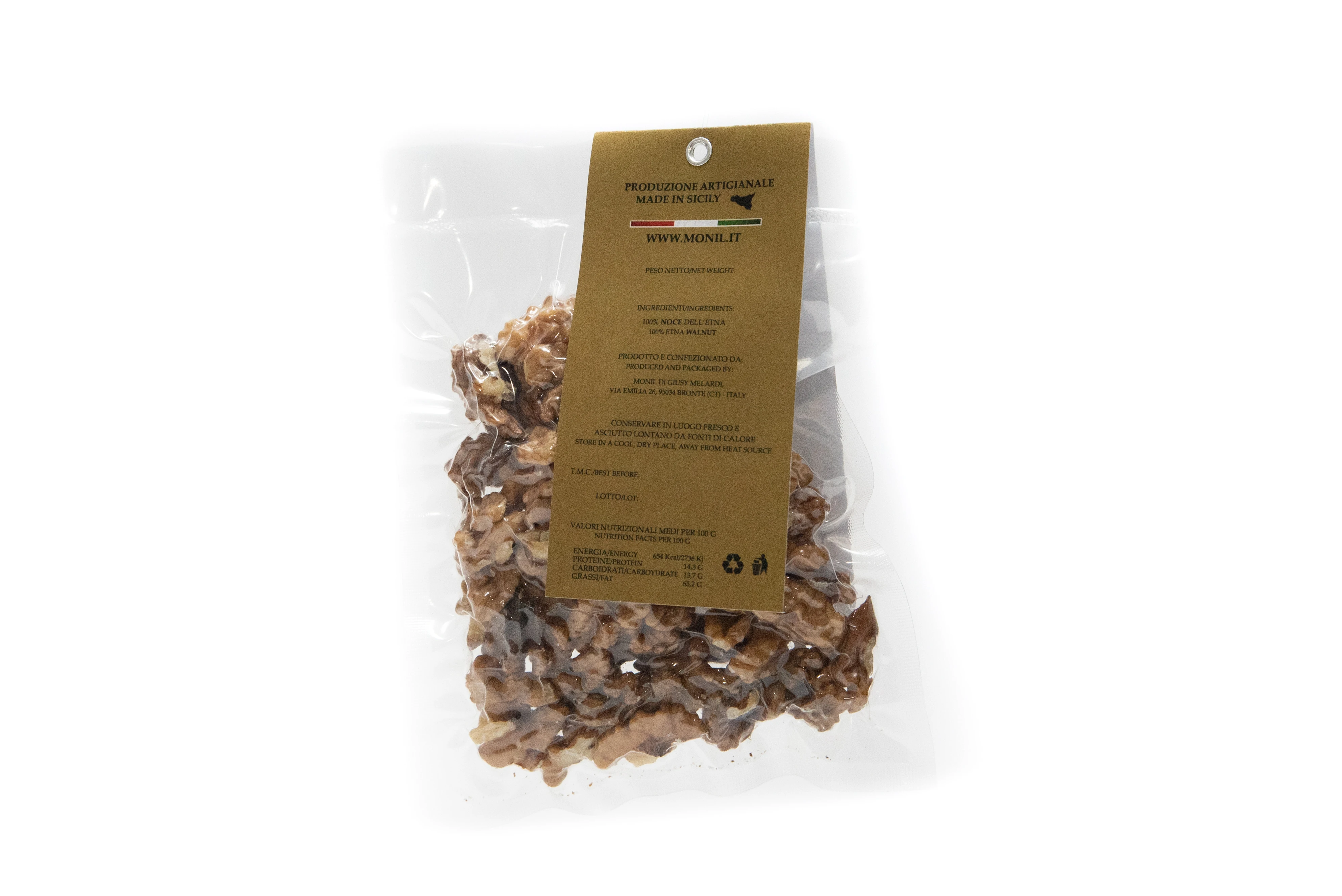 
Made in Italy nut & kernel snacks Unshelled Etna walnut - 1 kg Sicilian dried nuts fruit dry fruits and nuts pack 