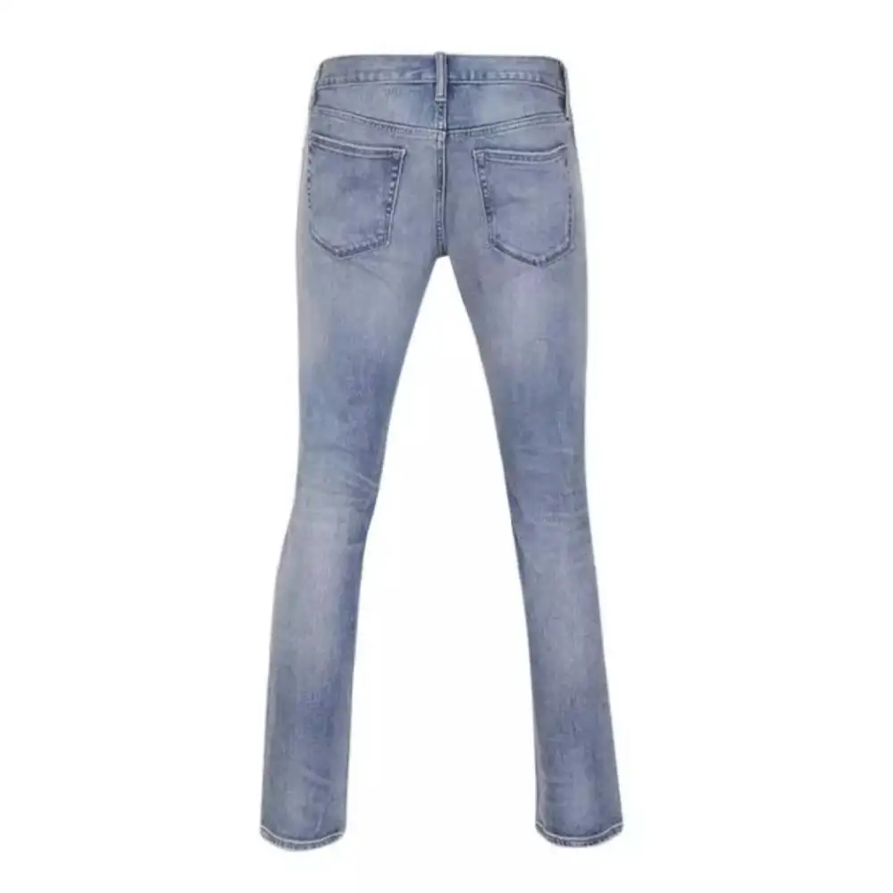 Men jeans spring and autumn straight tube washing sustainable spandex process casual pants trousers collection from Bangladesh