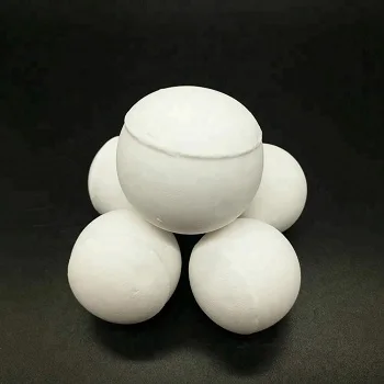 Zibo 68% 80% 92% 30mm 40mm 50mm 60mm Inert Porcelain Aluminum Oxide Al2O3 Alumina Ceramic Grinding Balls for Ball Mill