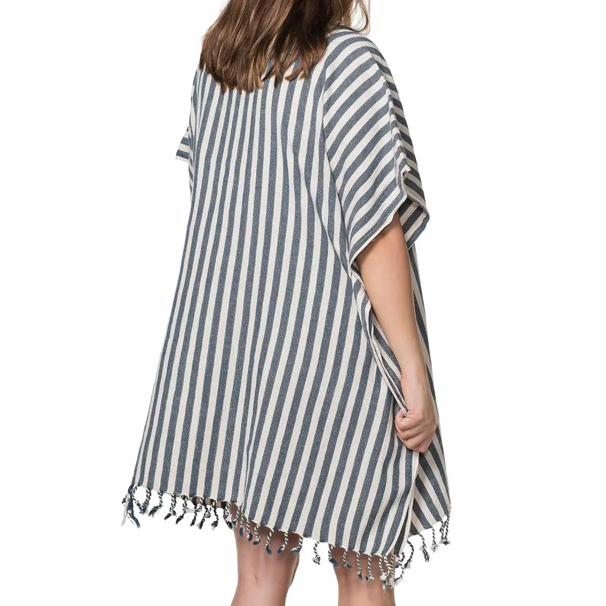 Homewear 100% Cotton Tunic Fashion Made Out Our Amuden Fabric  V Neck Shirt