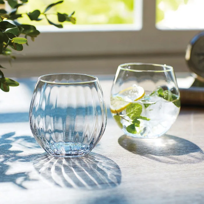 A round glass that shines when light shines in it made in JAPAN. 35798