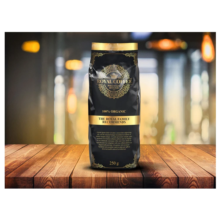 Superb Taste 250gm Private Label Brasil Robusta Coffee Ground Powder