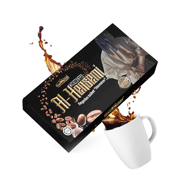 Top Pick Tongkat Ali Ginseng Coffee Powder in Individual Sachets Instant Mix with Hot Water Pure Energy Coffee from Malaysia