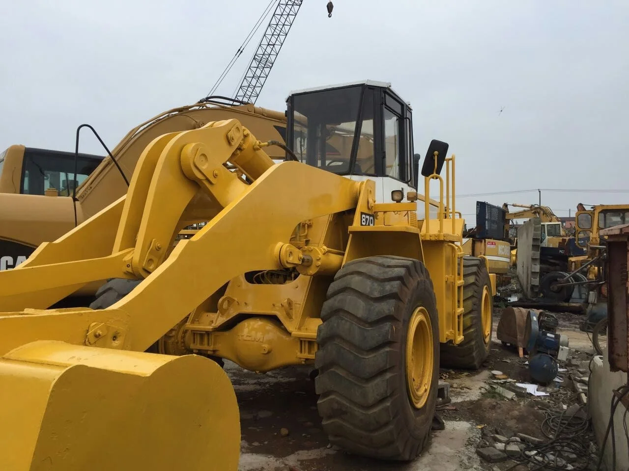 New Arrivals Used japan brand Tcm 870 wheel loader/ tcm loader cheap price 870/ tcm 830 loaders