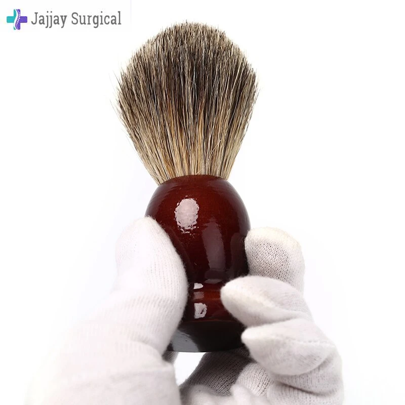 Pure Man Badger Hair Brush 100% Wood Shaving For Razor He Double Straight Edge Classic Safety Razor Safety