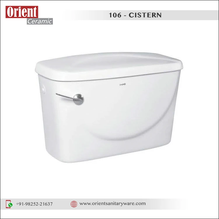 CE Certified Supplier Selling Dual-Flush Latest Designer Commercial Use White Ceramic Toilet Flush Tanks / Cistern for Bathrooms
