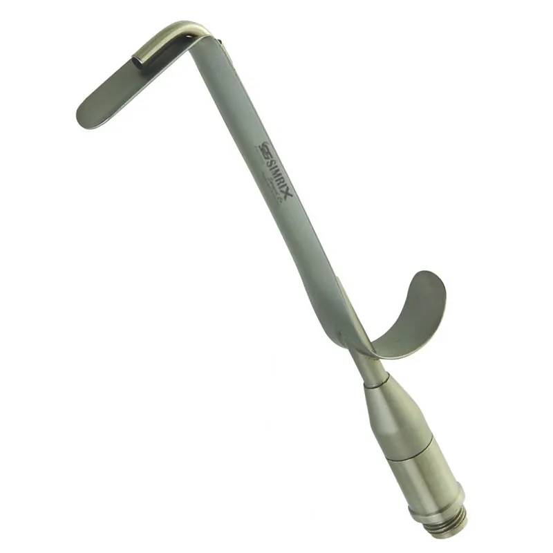 
CONVERSE Blade-Nasal Retractor 20mm x 10mm wide with Fiber optic light guide , Plastic Surgery Instruments, SIMRIX 