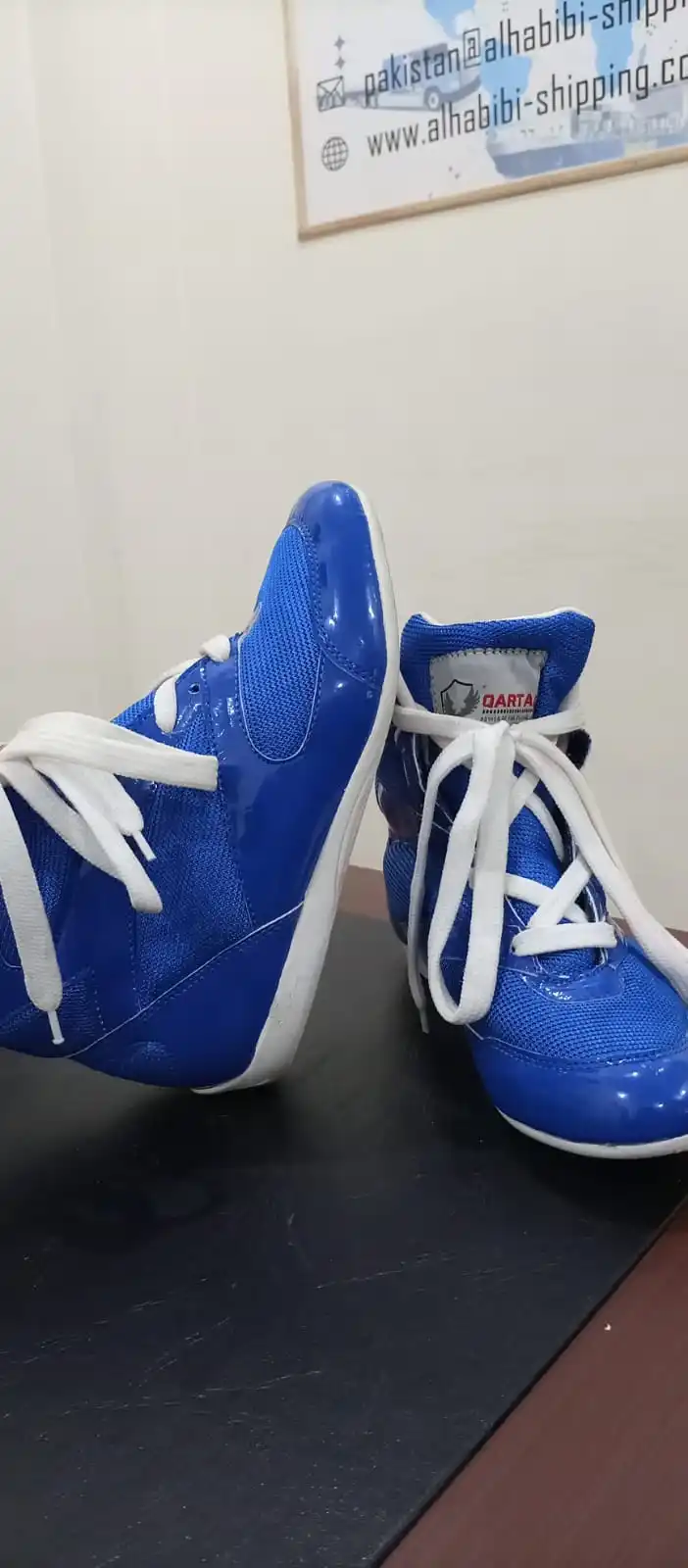 Good Quality High Premium Custom logo And Design PU Leather Lightweight Mesh Rubber And Grip Men Wrestling shoes