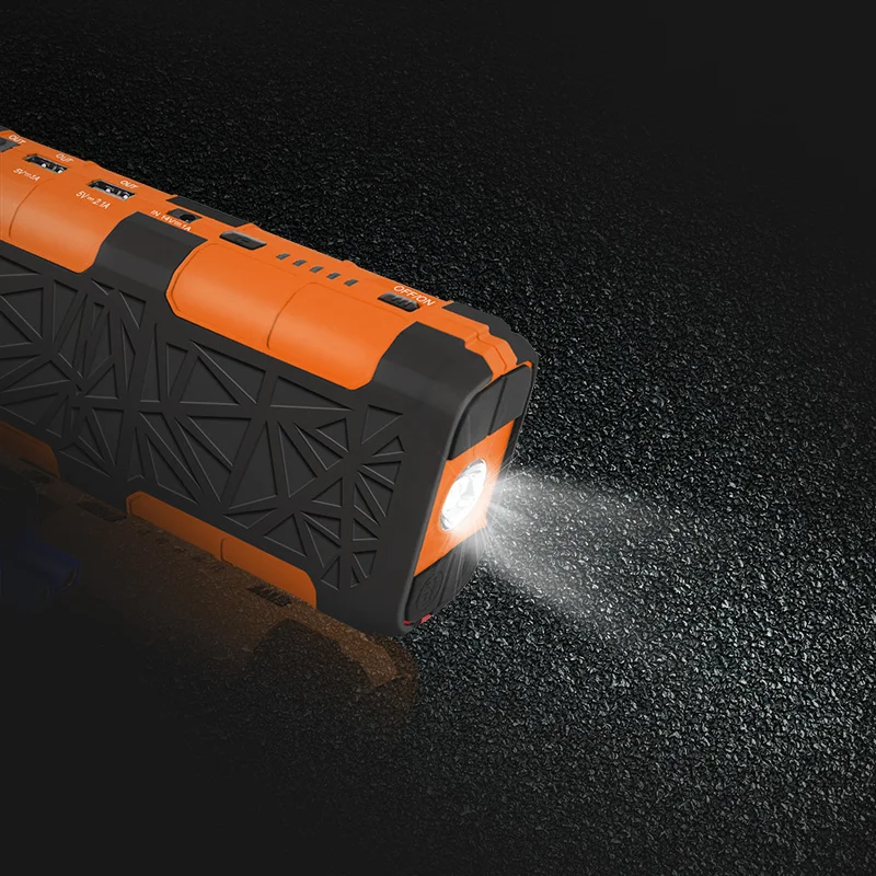Мощный портативный автомобильный jump starter аккумулятор зарядное устройство 12V 15000 мА/ч 600A Пике Высокая мощность чрезвычайное прикуривание