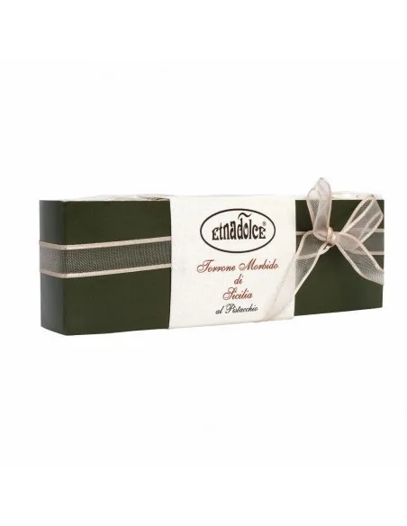 Italian Factories Hard Candies Simple and Delicate Taste Slats of Soft Nougat Almonds in Package of 150 gr