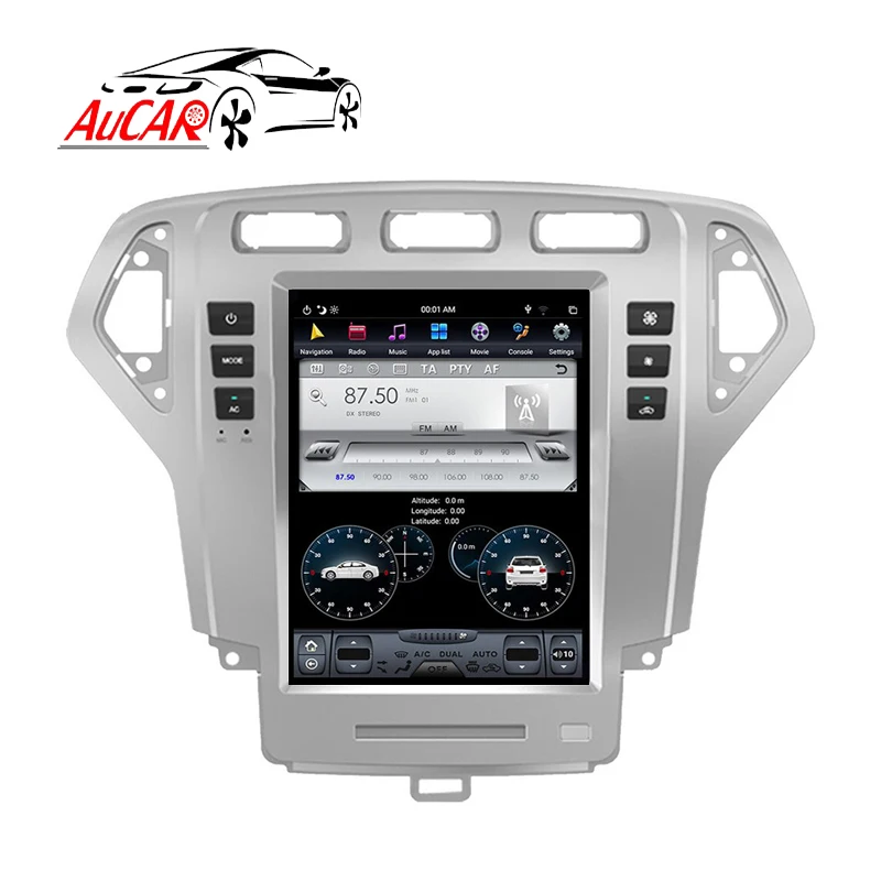 Автомагнитола Aucar для Ford Mandeo MK4 10 4 дюйма Android 9 0 DVD-плеер GPS-навигация автомобилей 2011-2013