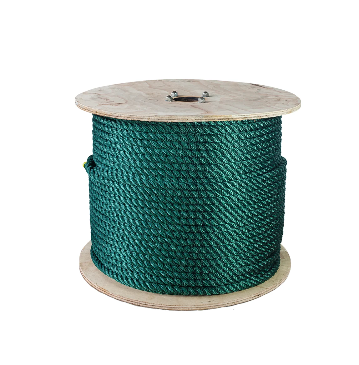 Vietnam supplier high quality 3-strand green twisted pp rope making machine rope chains  for wholesale