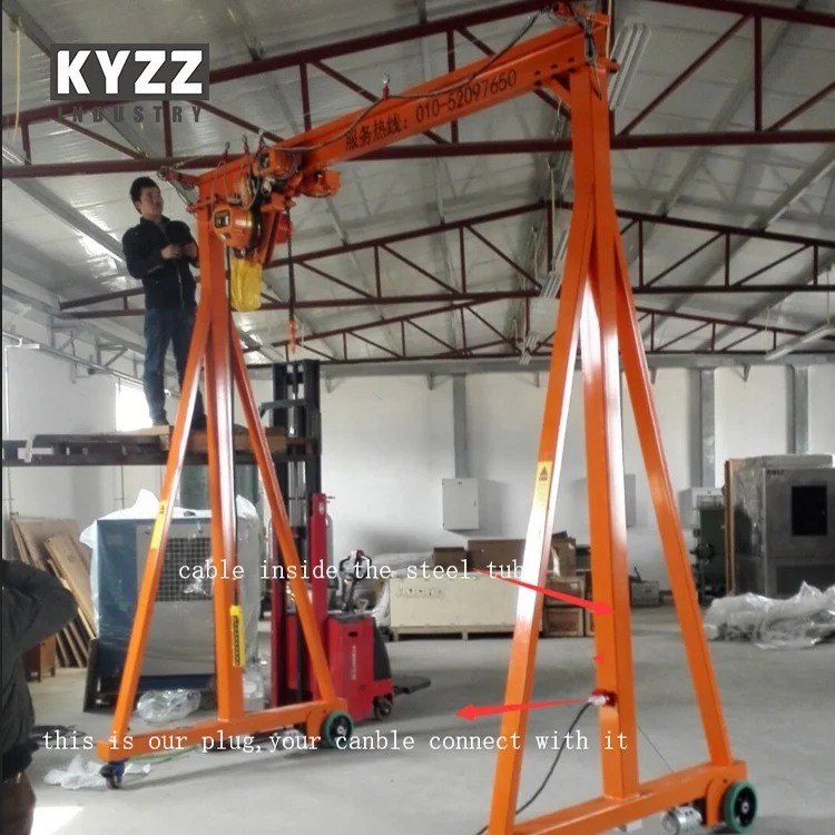 gantry crane for lifting plastic injection mould pvc spacer