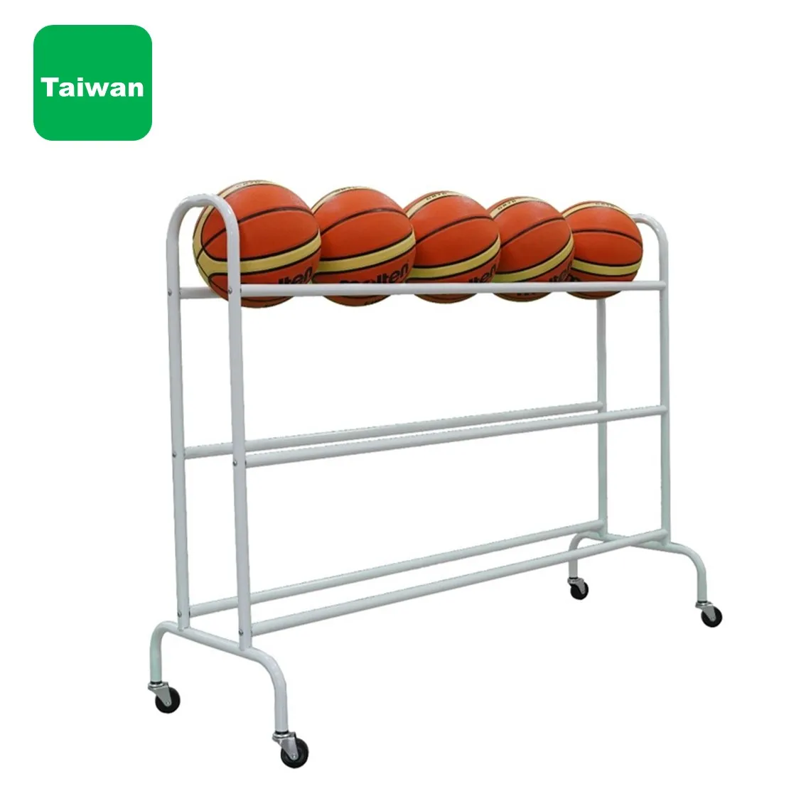 Basketball rack rolling basketball Storage Cart with wheels customized