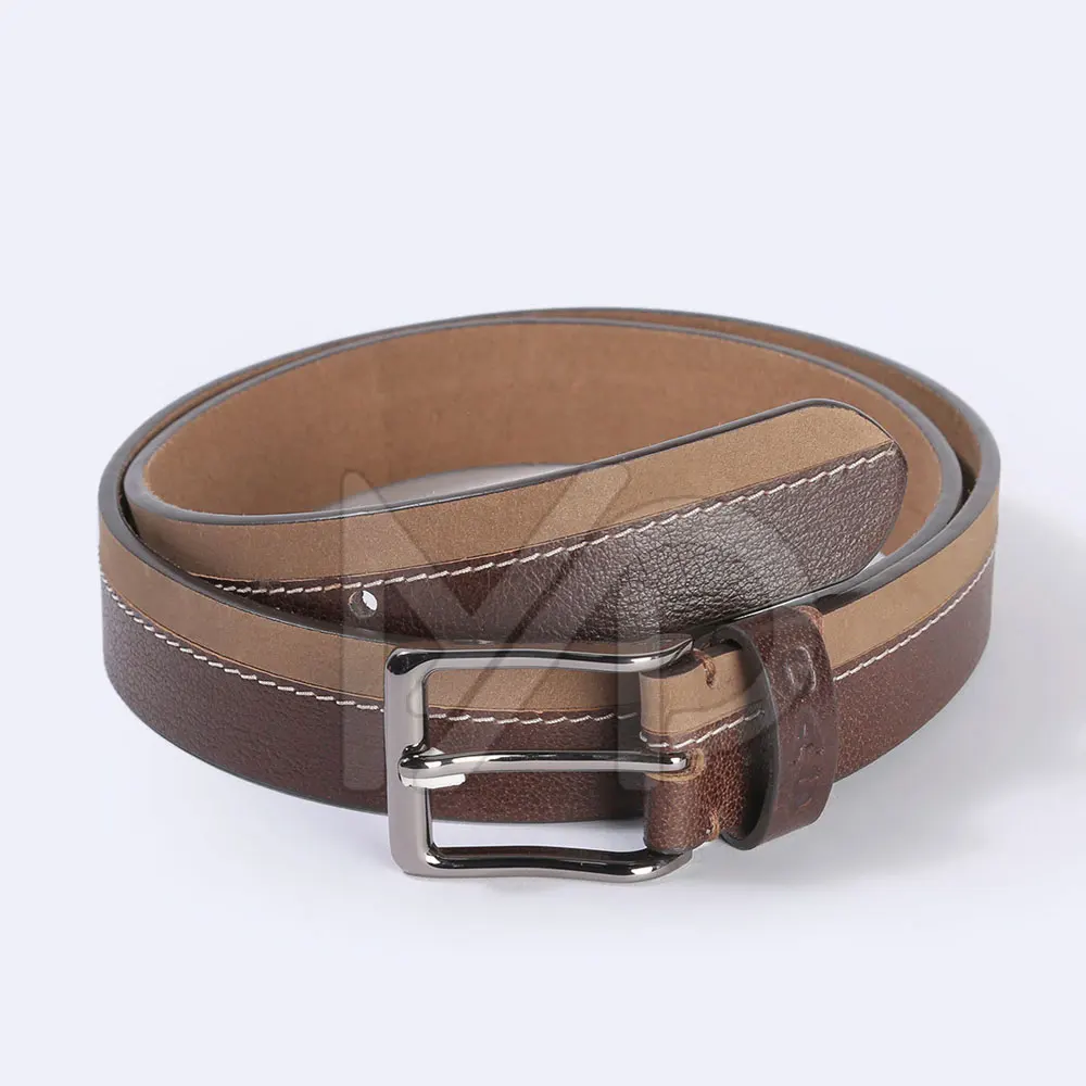  Новейший дизайн мужские ремни из натуральной воловьей кожи на заказ