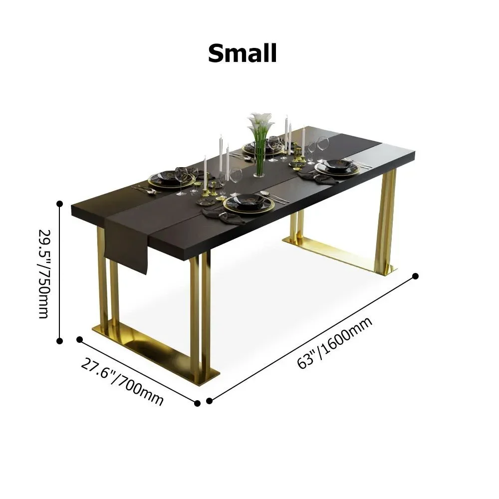Marble Dining Table and Chair Banquet Furniture Stainless Steel Marble Modern Luxury for Dining Room Restaurant Home Furniture