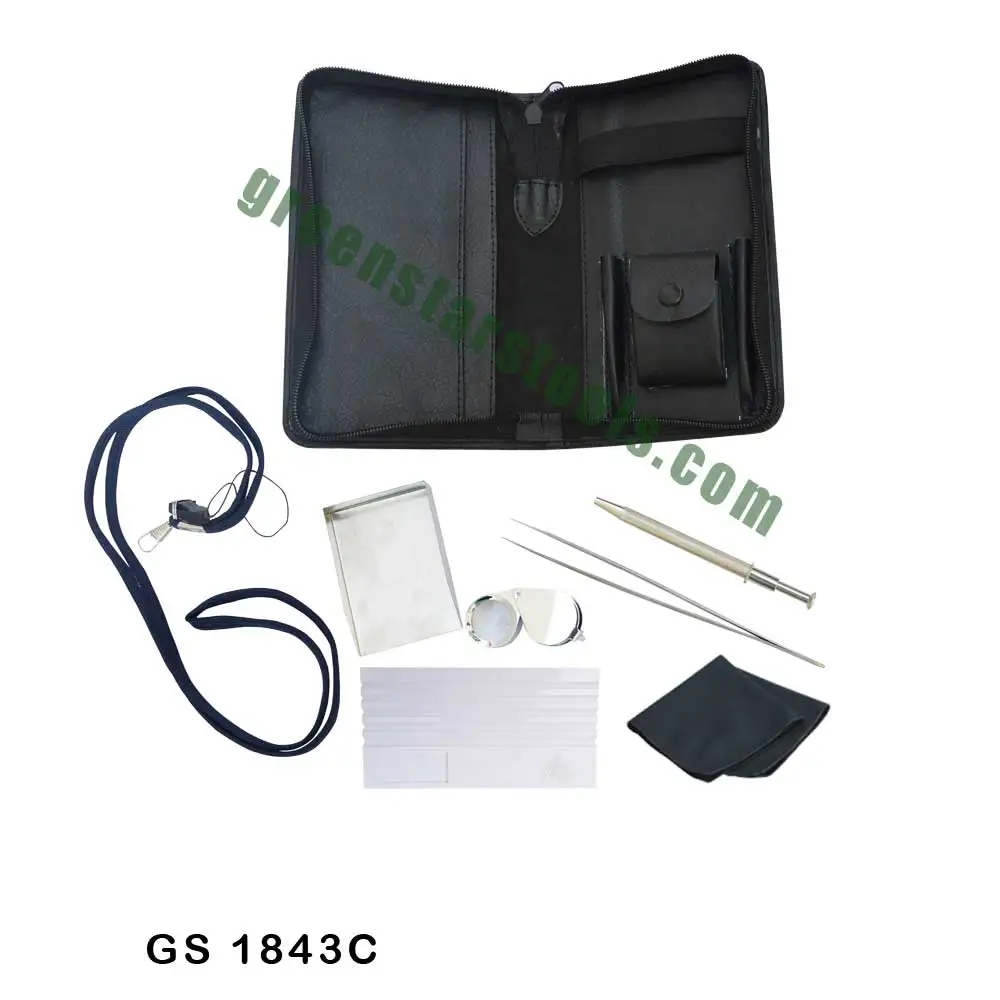 Diamond Inspection Kit In Leather Wallet Jewellery Making Tools - Jewlery Tools