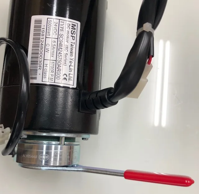 MSP 2 pole motor 500W 5700rpm incl. a brake  4Nm ALY0S4AB SC94M245750AR000 for Drive or Shoprider Mobility Scooters