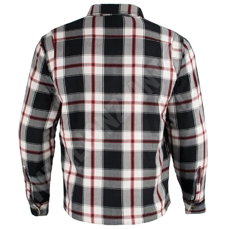 Недорогая мотоциклетная Мужская Фланелевая рубашка OEM с сертификатом CE