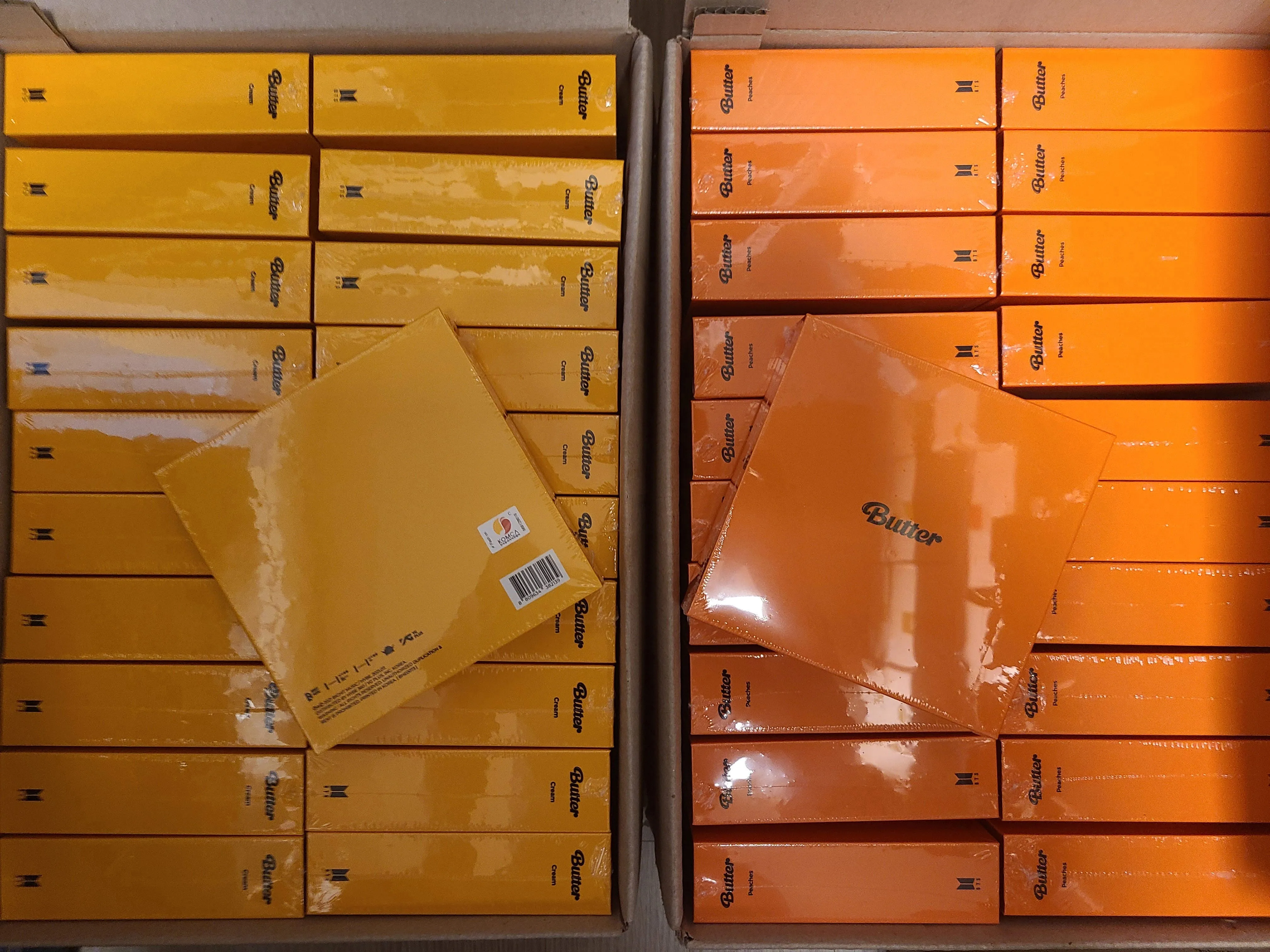  [Официальный Альбом Kpop] BTS-масло (оптовая продажа перед заказом) кремовые персики