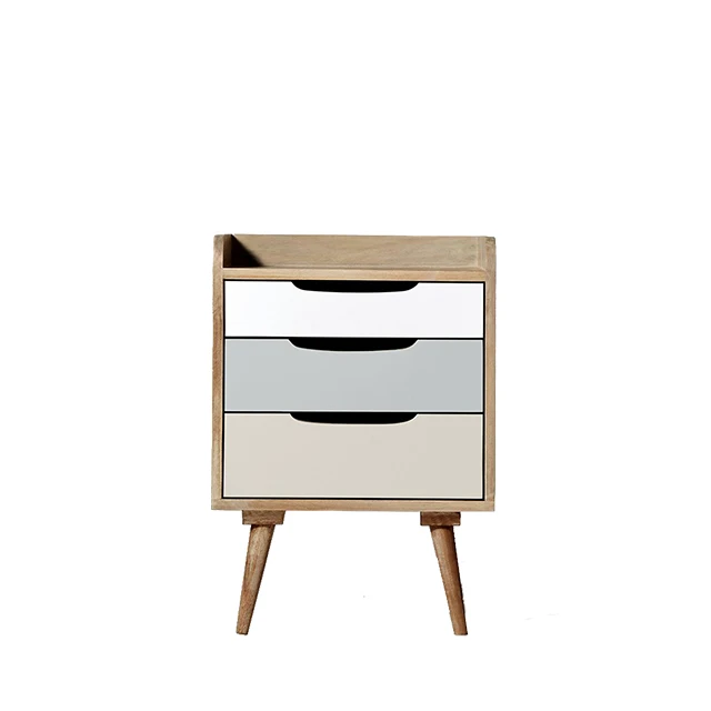 
Most Wanted Randall Bed Side Solid Teak or Mahogany Wood Bedroom Furniture 